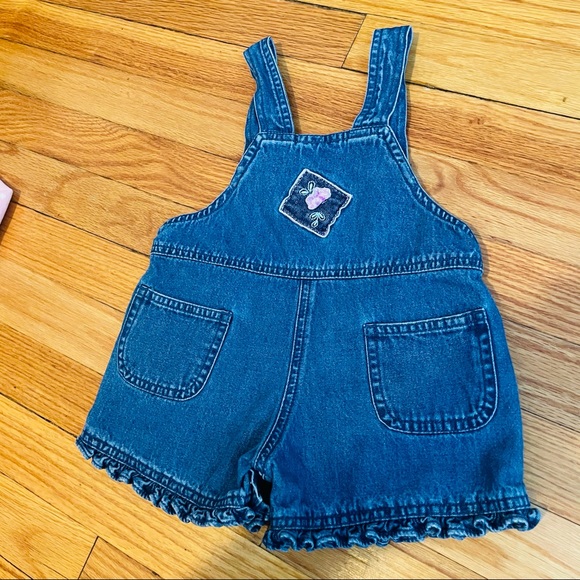 Blue Denim Patchwork Overalls - Picture 4 of 9